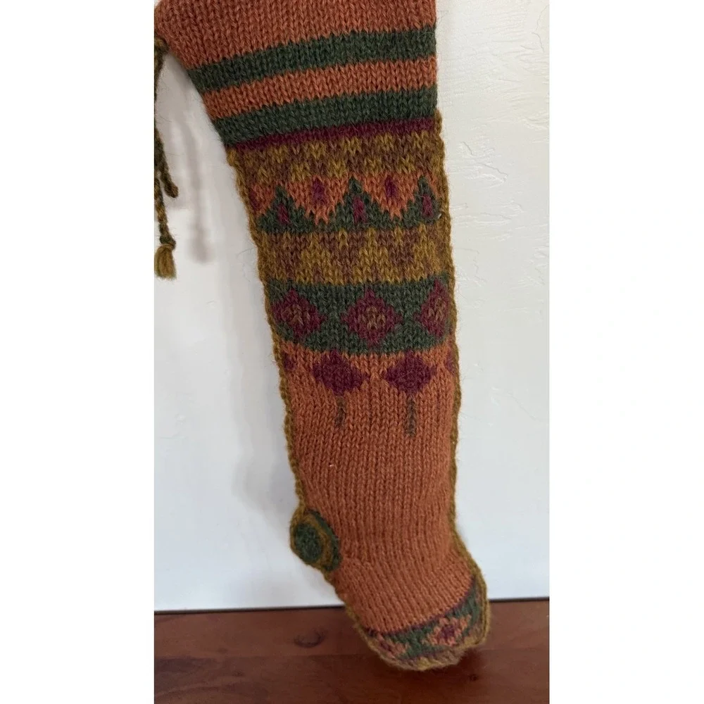 Peruvian Connection Knit Christmas Stocking - 100% Alpaca Made In Peru 23